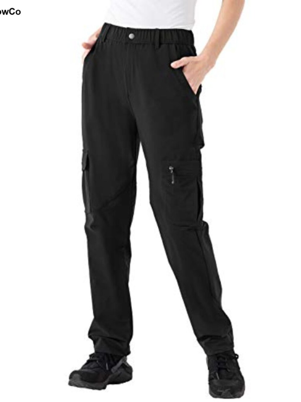 Women's Hiking Cargo Pants Water-Resistant Quick Dry UPF 50+ Travel Work Pants